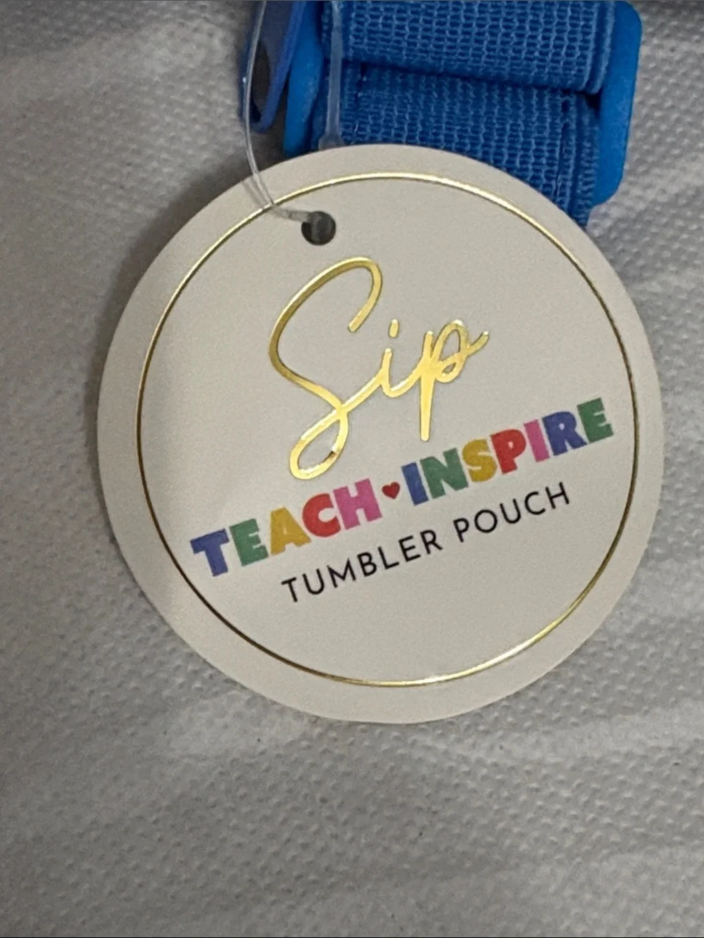 Super Cool Teacher Tumbler Pouch NWT